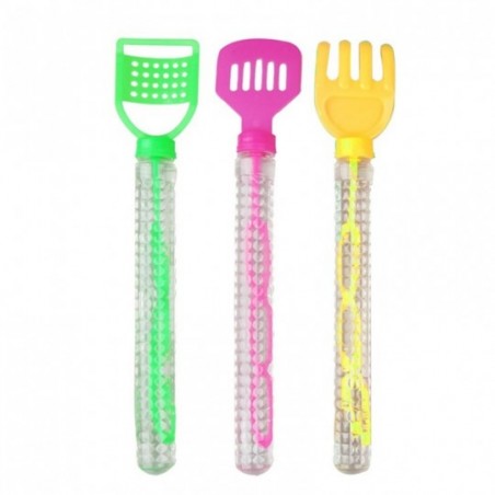 Bolha De Sabão 24cm Bastão Utensílios Sortidos