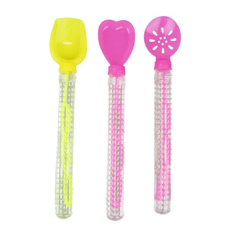 Bolha De Sabão 24cm Bastão Utensílios Sortidos