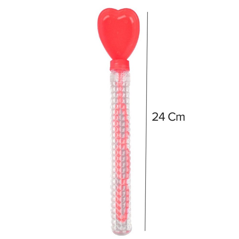 Bolha De Sabão 24cm Bastão Utensílios Sortidos