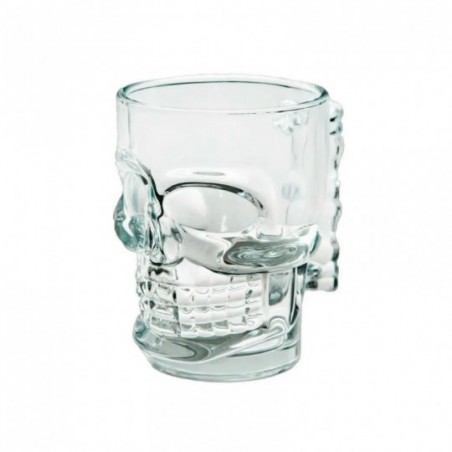 Caneca De Vidro 400ml Para Chopp Caveira 2 Peças