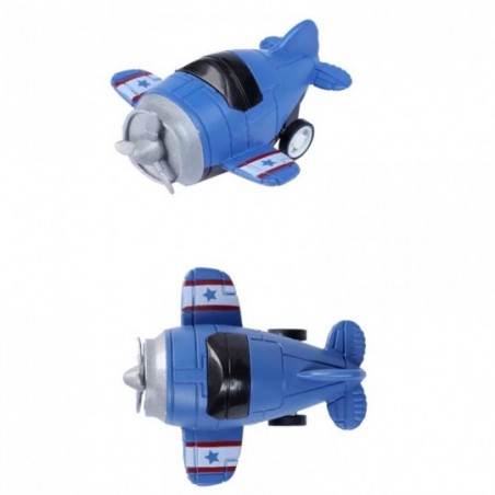 Brinquedo Mini Aeronaves A Fricção Airline 3 Peças