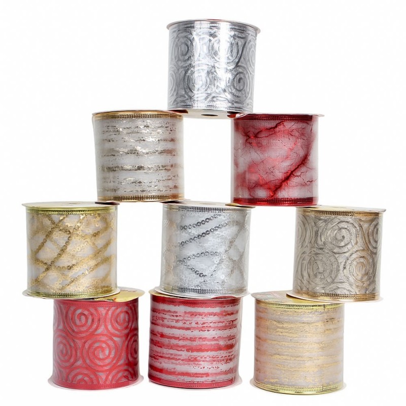 Rolo Fita Infiniti 6cm x 3m Para Decoração Natalina