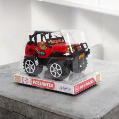 Carrinho A Fricção Jipe Estilo Rally Sports 9cm