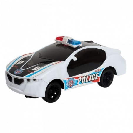 Carrinho Bate E Volta Polícia City Patrol Com Luz E Som