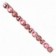 Kit 12 Bolas De Natal Lisa Fosca Glitter 5cm Rosê