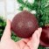 Kit 6 Bolas De Natal Vinho 7cm Mista Enfeite De Arvore