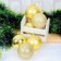 Kit 6 Bolas De Natal Dourado 7cm Mista Enfeite De Arvore