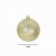 Kit 6 Bolas De Natal Dourado 7cm Mista Enfeite De Arvore