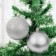 Kit 6 Bolas De Natal Prata 7cm Mista Enfeite De Arvore