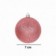 Kit 6 Bolas De Natal Rose 7cm Mista Enfeite De Arvore