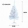 Árvore De Natal Branca 40 Galhos 60 Cm No Atacado