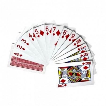 Conjunto 2 Jogos De Cartas Baralhos Com 54 Cartas e 6 Dados