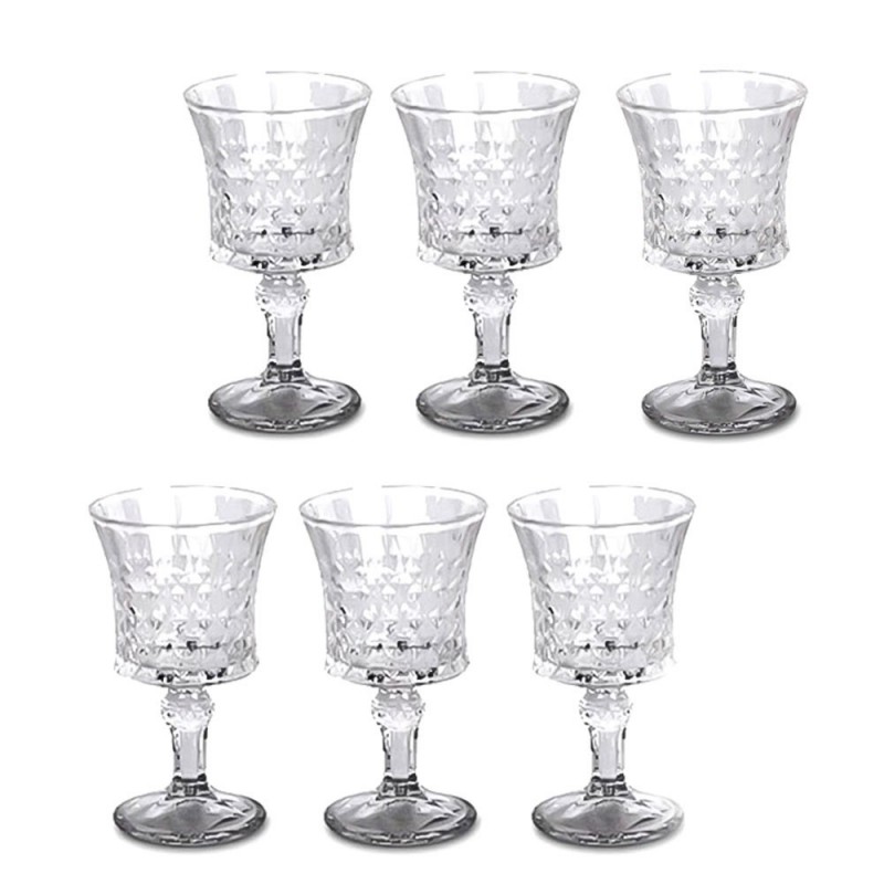 Jogo De Taças De Vidro Para Licor 6 Peças 65ml