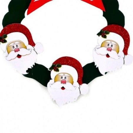 Enfeite Guirlanda Decorativa Feliz Natal Noel 25cm