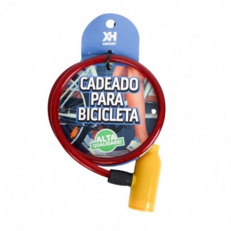 Trava Para Bicicleta Com Duas Chaves 65cm Múltiplas Funções - Compre Agora!
