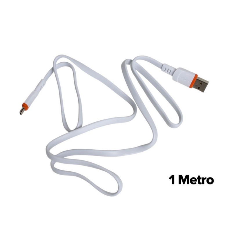 Cabo USB Micro V8 1 Metro Carregamento Rápido 3A