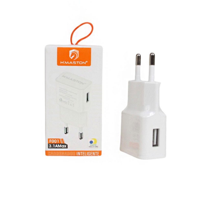Fonte Adaptador Tomada Carregador De Celular USB 3.1A