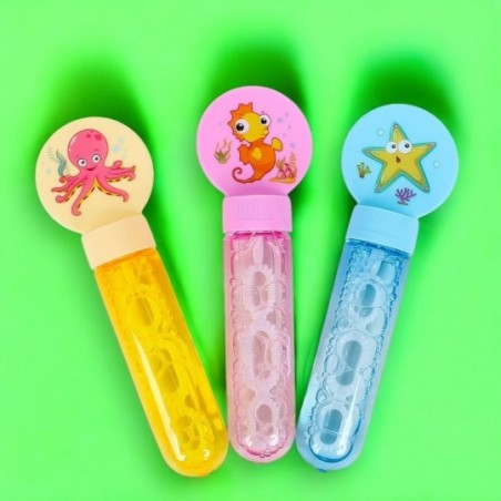 Bolha De Sabão Animais Marinhos 14 Cm Colorido Infantil 3 Unidades