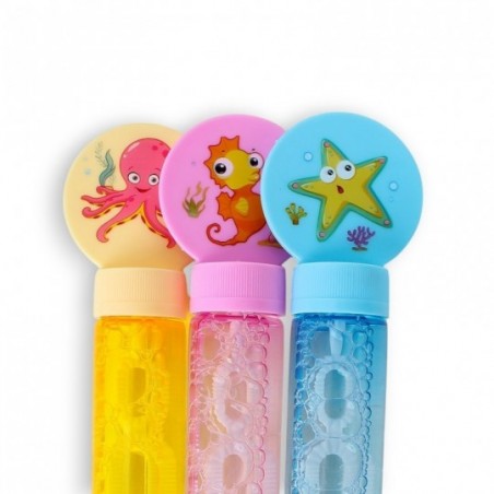 Bolha De Sabão Animais Marinhos 14 Cm Colorido Infantil 3 Unidades
