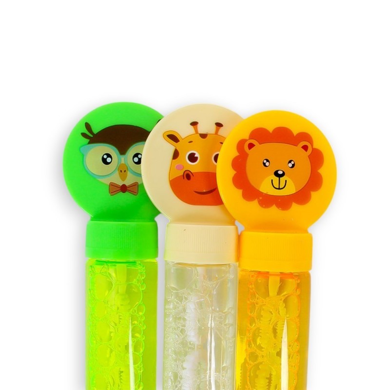 Bolha De Sabão Bichinhos 14 Cm Colorido Infantil 3 Unidades