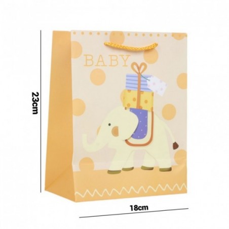 Sacola Para Presente Estampada Kids 18cm x 23cm