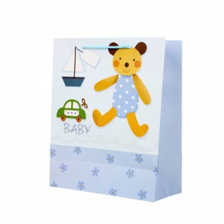 Sacola Para Presente De Papel Kids Pequena 18cm x 23cm