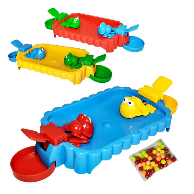 Brinquedo Mini Futebol Com Sapos Papa Bolinhas