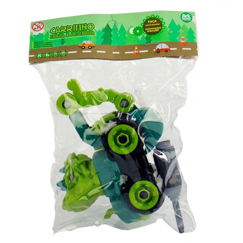 Brinquedo Caminhão Dinossauro Monta E Desmonta Infantil