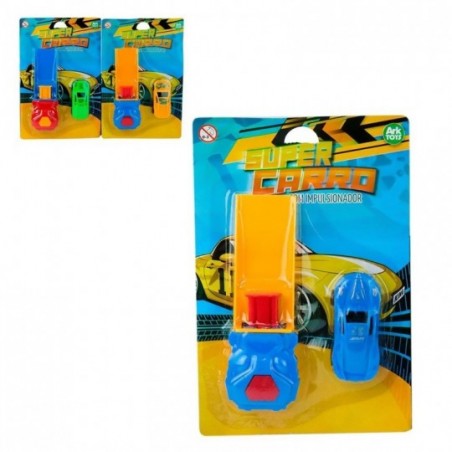 Mini Carrinho Com Lançador 2 Peças Brinquedo Infantil