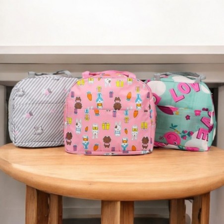 Bolsa Térmica De Mão Marmita Viagem Estampas Sortidas