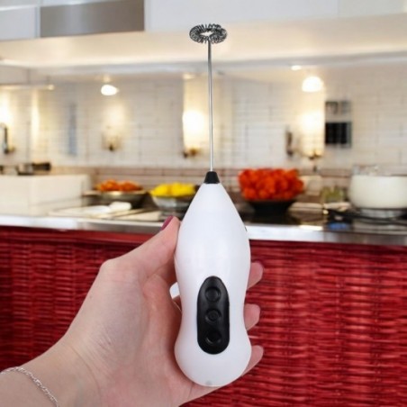 Misturador Mixer Portátil Para Bebidas A Pilha 20cm