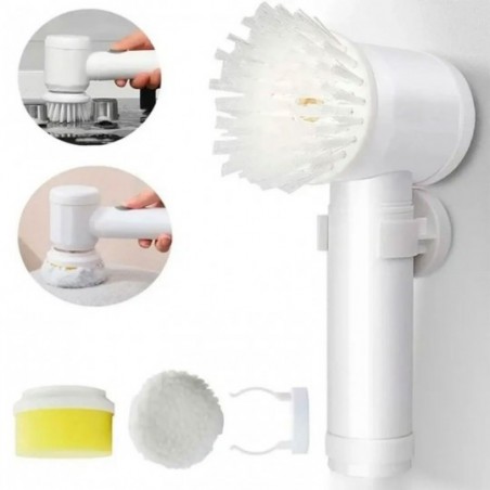 Escova De Limpeza Elétrica 6 em 1 Recarregável Magic Brush
