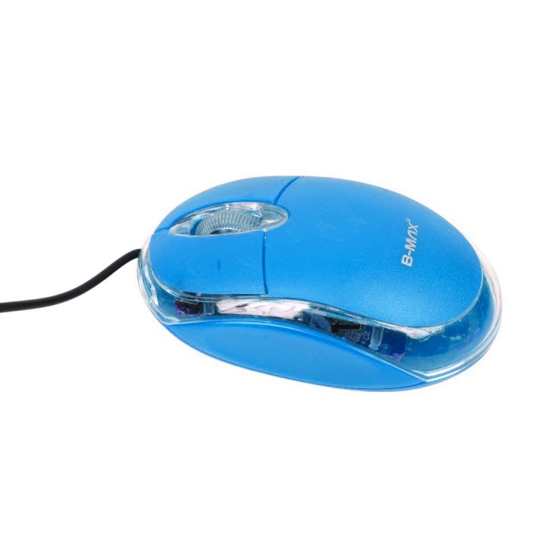 Mouse Óptico Led USB Ergonômico Com Fio 1600DPI