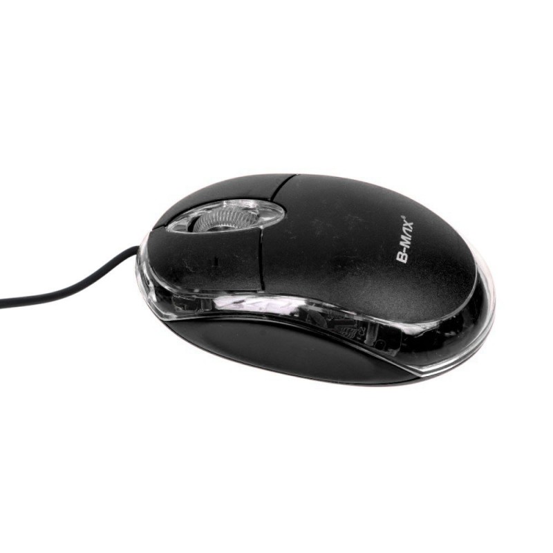 Mouse Óptico Led USB Ergonômico Com Fio 1600DPI