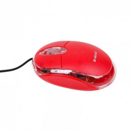 Mouse Óptico Led USB Ergonômico Com Fio 1600DPI