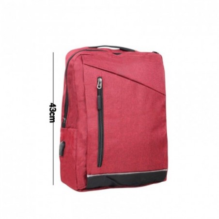 Kit Mochila Executiva Com Pochete E Estojo USB Porta Notebook
