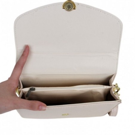 Bolsa De Mão Social Estruturada Com Alça E Carteira