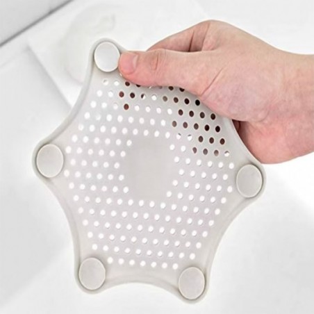 Tampa Para Ralo De Pia Silicone Formato Estrela 15cm