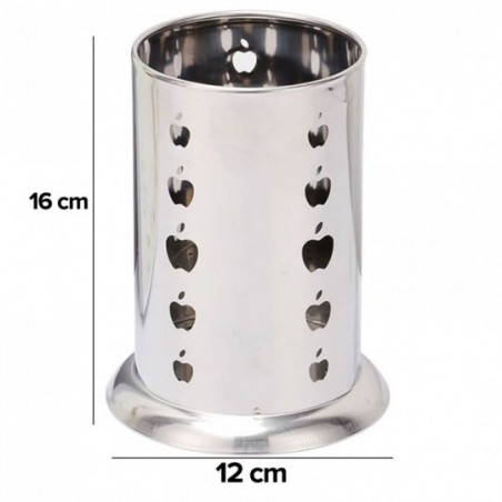 Suporte Escorredor Porta Talheres De Inox Louça 16cm