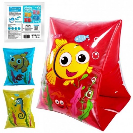 Boia De Braço Inflável Bichinhos Do Mar 22x15cm