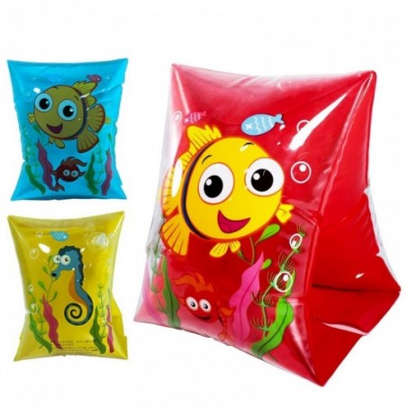 Boia De Braço Inflável Bichinhos Do Mar 22x15cm