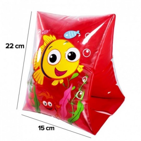 Boia De Braço Inflável Bichinhos Do Mar 22x15cm