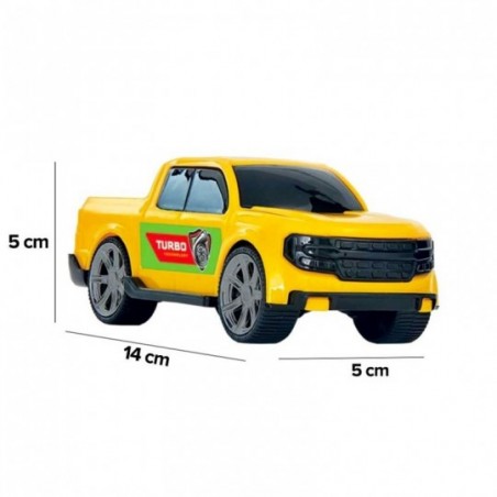 Kit Carrinhos Infantil 2 Peças Roda Livre Duo Cars 14cm