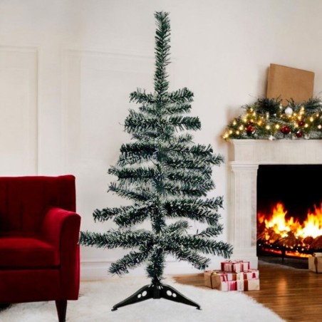 Árvore De Natal Verde Nevada Com 70 Galhos 90 cm De Altura