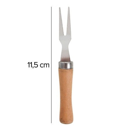Kit Mini Garfos Para Petisco 4 Peças Em Inox 11,5cm