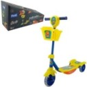 Patinete Infantil Com Cestinha Floresta Divertida 3 Rodas