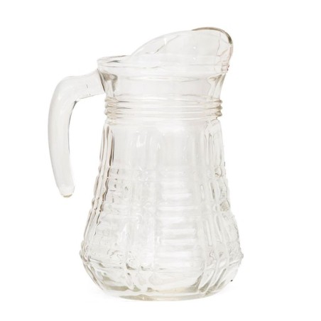 Jarra De Vidro Transparente 1300ml Com Alça Athena