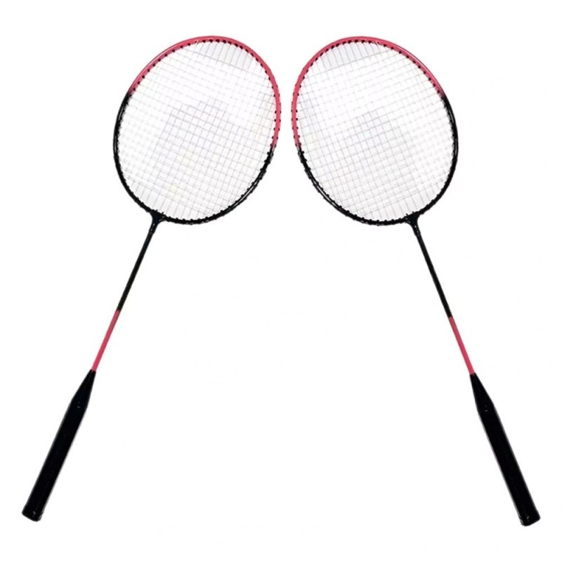 Kit Badminton Esportivo Raquete E Peteca Com Bolsa 5 Peças