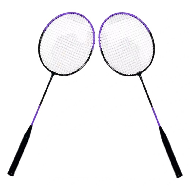 Kit Badminton Esportivo Raquete E Peteca Com Bolsa 5 Peças