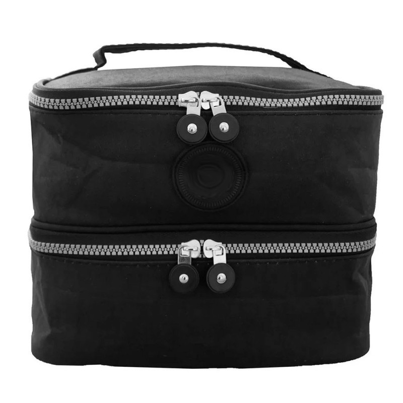 Bolsa Térmica Nécessaire Portátil Marmita Com 2 Andares 17cm